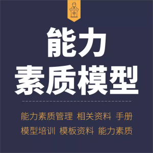 企业公司员工人力资源能力素质模型管理培训学习操作手册