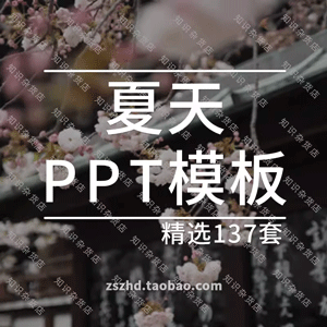 夏天主题动态ppt模板西瓜清凉一夏甜美清爽工作计划教育通PPT