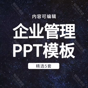 企业管理培训时间管理模版情绪管理公司商务礼仪动态大气PPT模板