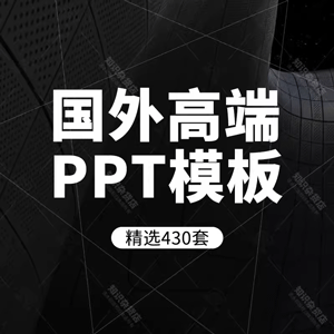 国外欧美高端商务极简约杂志风 大气时尚文艺风格动态PPT模板