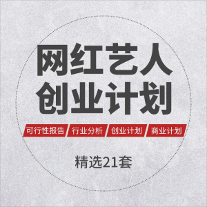 主播网红明星艺人孵化竞技公司创业融资方案商业BP计划书